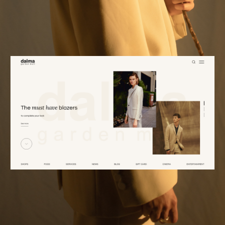 WEBSITE FOR DALMA GARDEN MALL