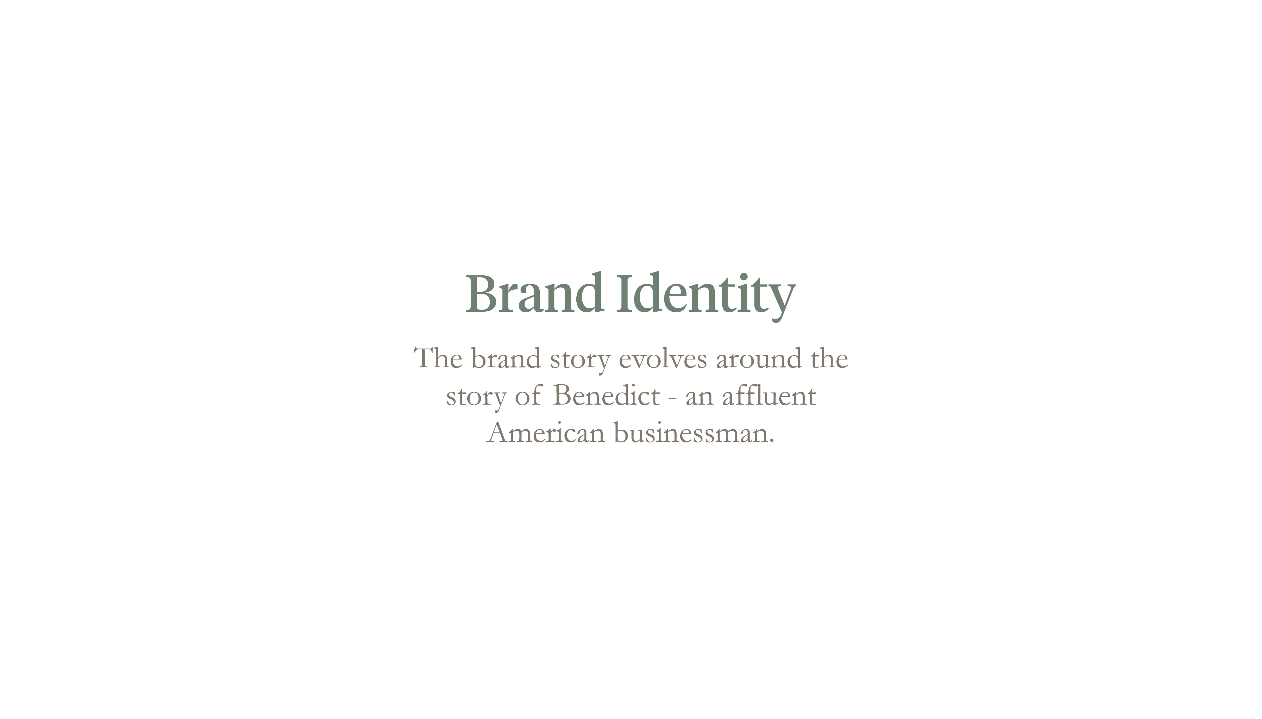 BENEDICT BRANDING