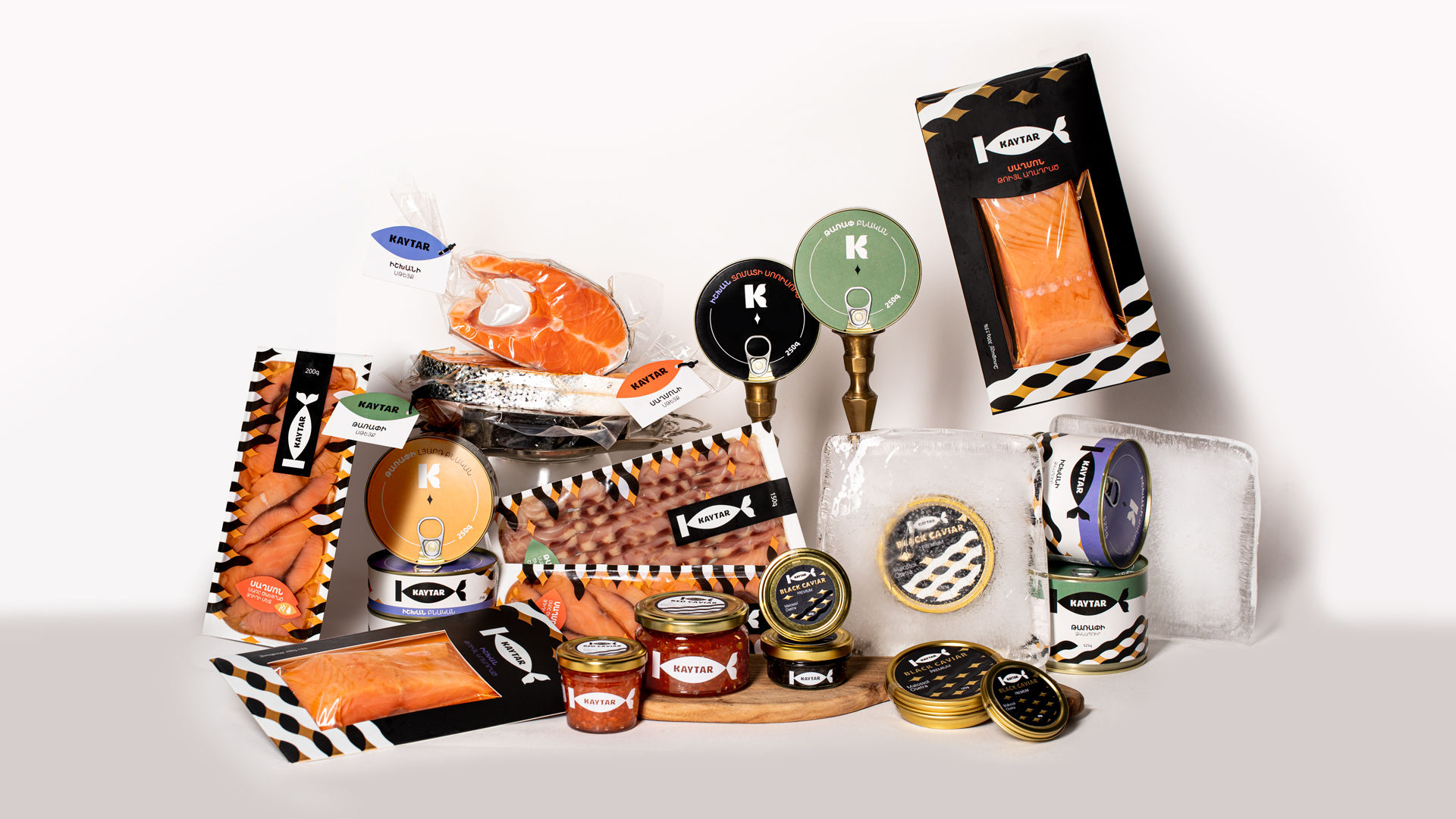KAYTAR fish products branding