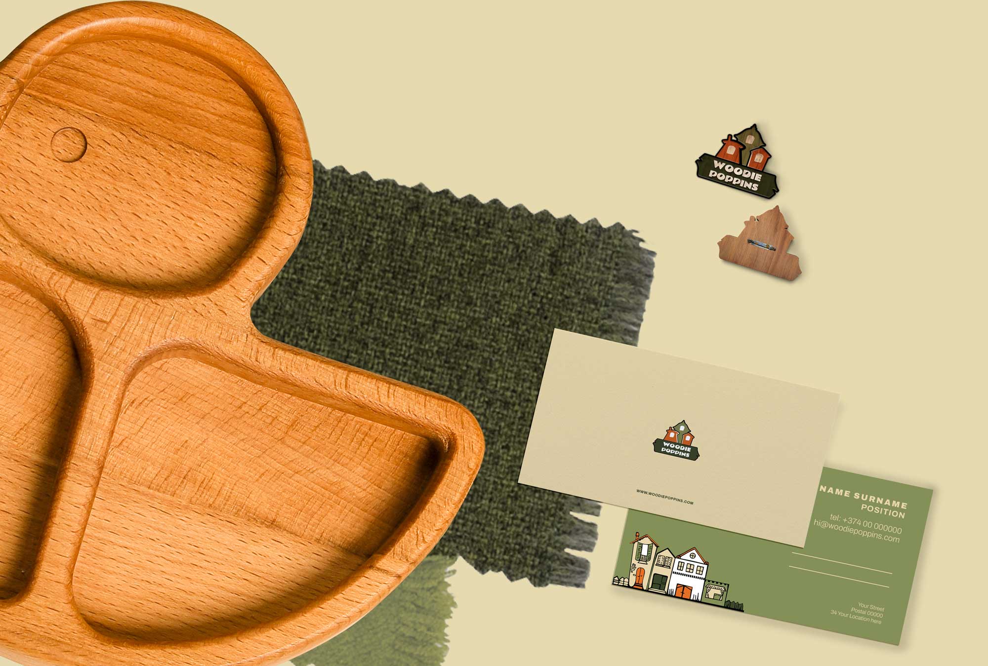 WOODIE POPPINS BRANDING